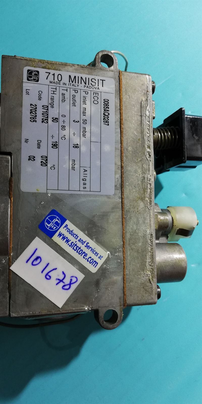 VALVULA FREIDORA TERMOSTATICA, GAS, con sonda roscable, MINISIT 710, 50/190 ºC, 101678 - Imagen 3