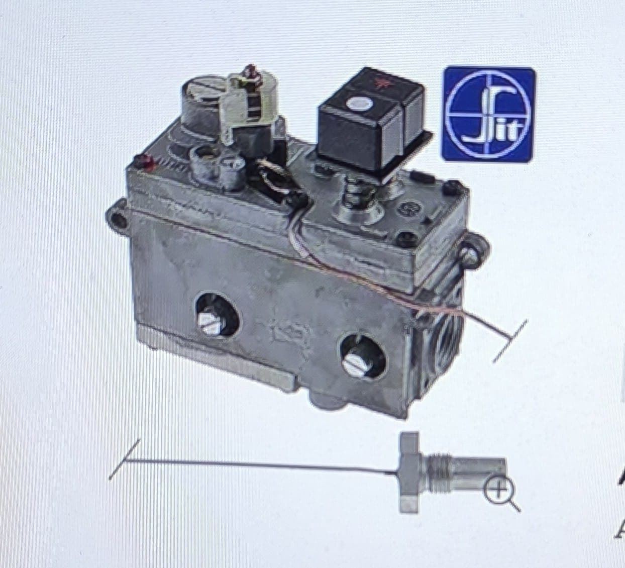 VALVULA FREIDORA TERMOSTATICA, GAS, con sonda roscable, MINISIT 710, 50/190 ºC, 101678 - Imagen 4