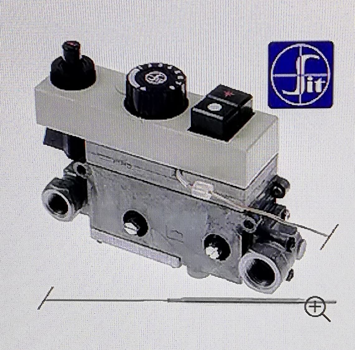 VALVULA FREIDORA TERMOSTATICA, GAS, M9, entrada gas 1/2" salida gas 3/8, MINISIT 710, 50/190ºC, VALIDA VARIAS MARCAS, 0710750, 103327A - Imagen 1