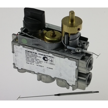 VALVULA FREIDORA TERMOSTATICA, GAS, TEMPERATURA 110- 190 ºC,  ENTRADA/SALIDA 3/8, MERTIK, TERMOPAR M9, PILOTO M10,   GV30TC5AJ - Imagen 1