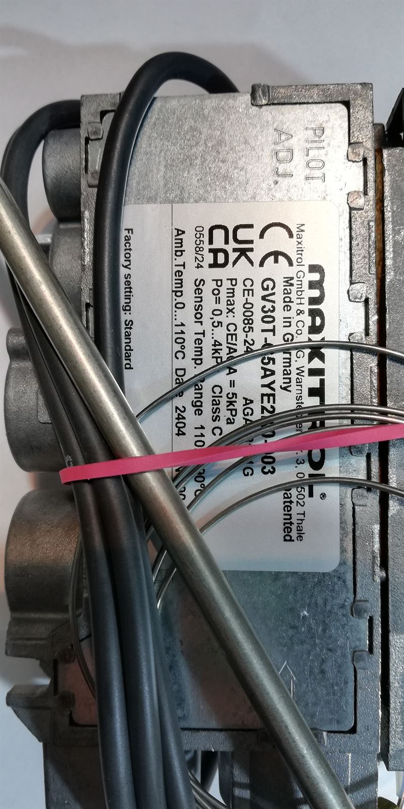 VALVULA GAS FREIDORA, 110/190°C 9mbar 3/8",MERTIK/MAXITROL Original, GV30T-C5AYE2K0-003,  118212 - Imagen 4
