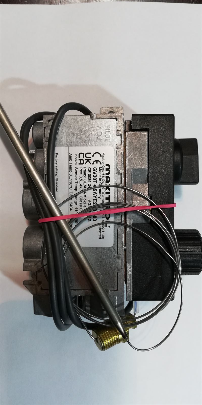 VALVULA GAS FREIDORA, 110/190°C 9mbar 3/8",MERTIK/MAXITROL Original, GV30T-C5AYE2K0-003,  118212 - Imagen 5
