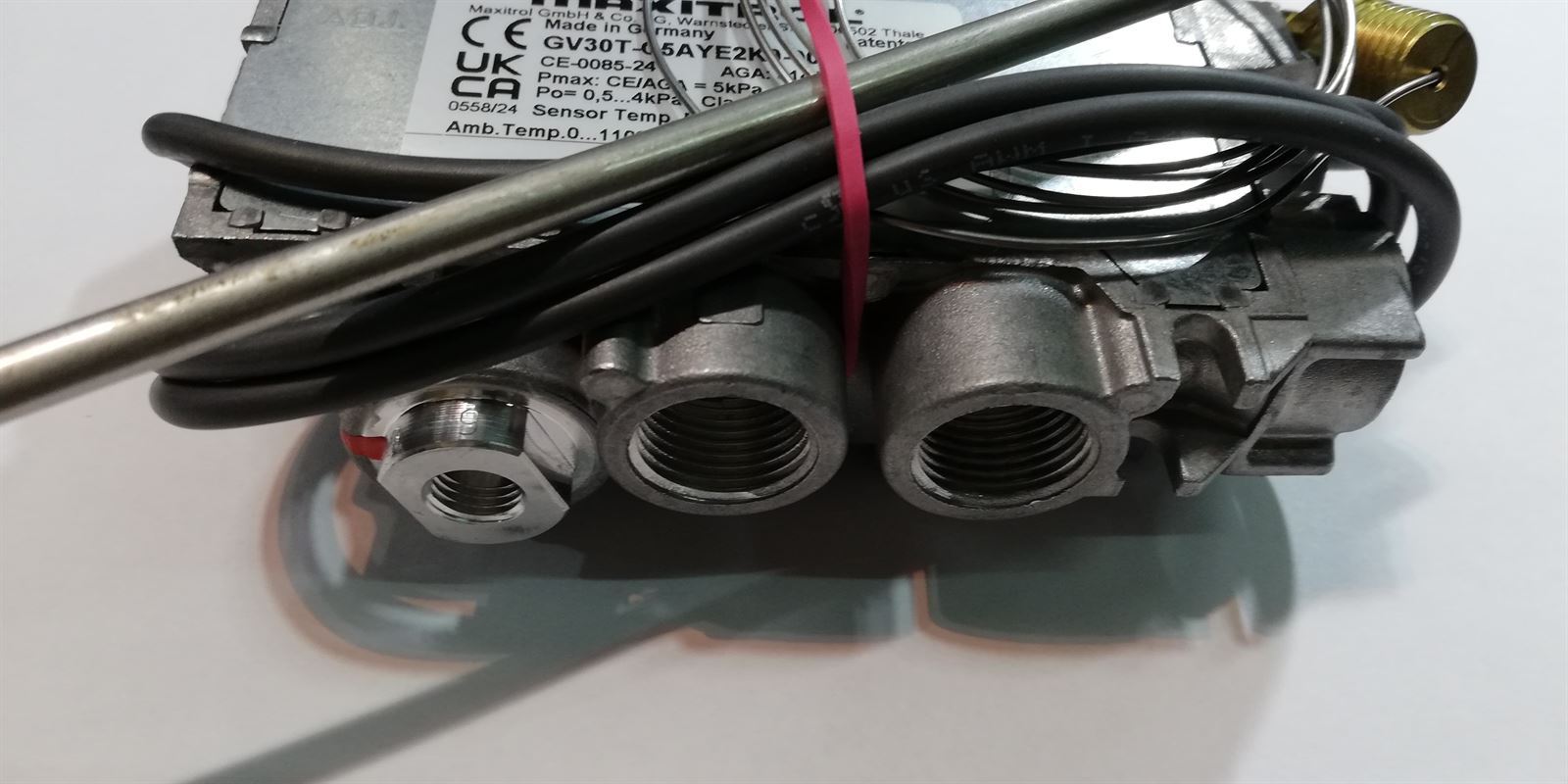 VALVULA GAS FREIDORA, 110/190°C 9mbar 3/8",MERTIK/MAXITROL Original, GV30T-C5AYE2K0-003,  118212 - Imagen 6