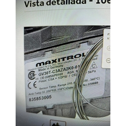 VALVULA HORNO GAS, TERMOSTATICA, MAXITROL, GV30T-C3AZA2K0, 3/8, TEMPERATURA 100 / 340 °C, PARA HORNO/ FRY TOP, PLANCHA ASAR, 106814 - Imagen 1