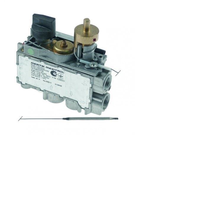 VALVULA HORNO GAS, TERMOSTATICA, MERTIK, GV30T-C5AGEAK0-001, TEMPERATURA  100 / 340 °C, ENTRADA /SALIDA 3/8, PARA HORNO/ FRY TOP, PLANCHA ASAR, 106436 - Imagen 1