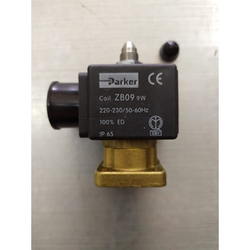 VALVULA MAGNETICA PARKER MAQUINA CAFE, 3 vías, 9W, AC, 230V, 32x32 mm, distancia agujeros 24mm,  ZB09,   370057 - Imagen 1