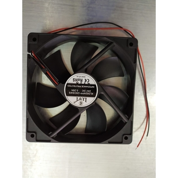 VENTILADOR AXIAL, 24V, DC, 6W, 0,28A, MEDIDAS 120 X 120 X 25 MM,   125070 - Imagen 1
