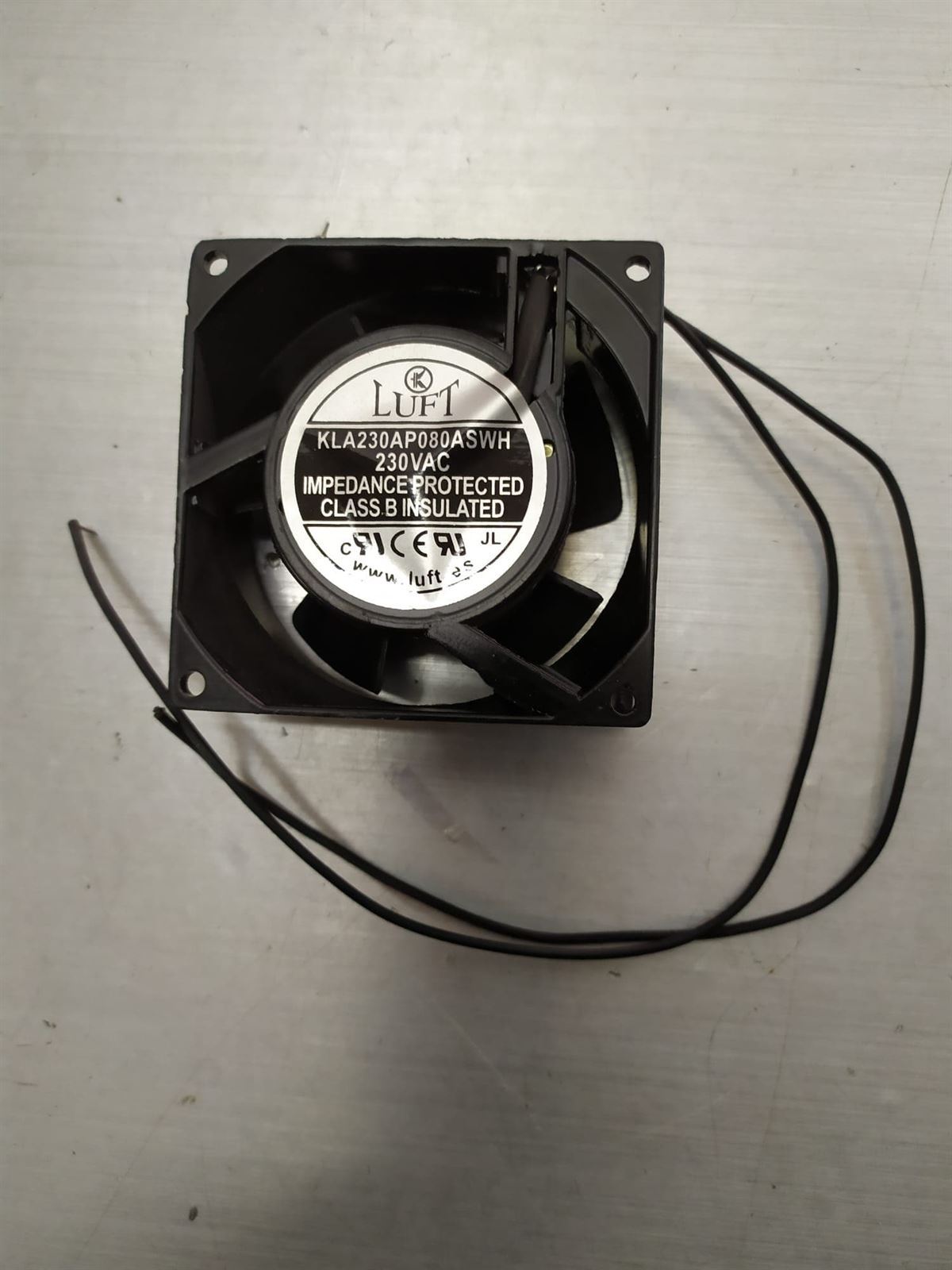 VENTILADOR AXIAL FRIGORIFICO 220V, 14W, MEDIDAS 80X80X38MM,  6840020080 - Imagen 1