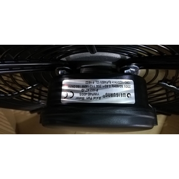 VENTILADOR FRIGORIFICO, CAMARA FRIGORIFICA, AXIAL, PALA DIAMETRO 400MM, 230V, 190 W, 1,2 A, 6 MICROFARADIOS, 1350/1520 RPM, CL.F16/22, YWF4E-400, 50/60 Hz,  A21571 - Imagen 1